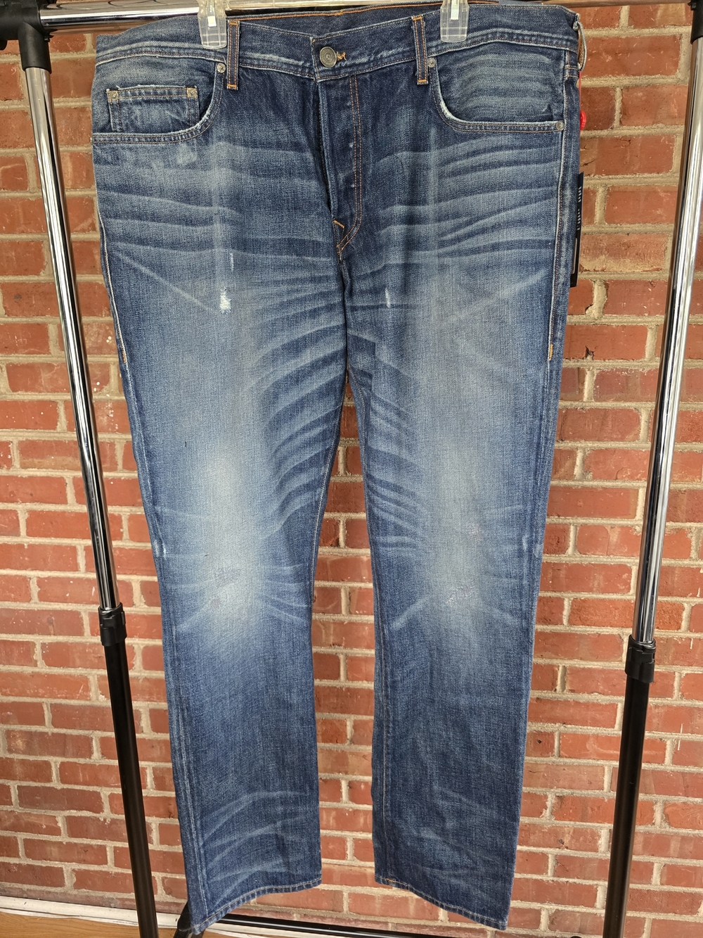 True Religion Men's Geno Relaxed Slim Fit Jeans